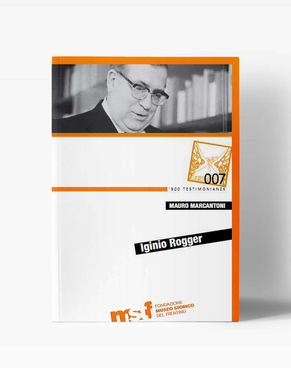 Copertina del libro "Iginio Rogger"